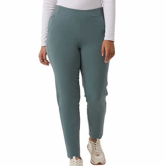 32 Degrees Ladies' Pull-On Comfort Pants, Balsam Green, XXL - Picture 1 of 3